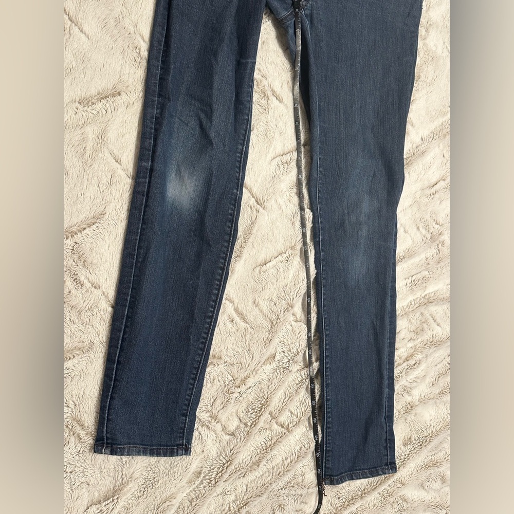 LOFT Women's Curvy Skinny Jeans P Petite- Dark Blue - Picture 9 of 16